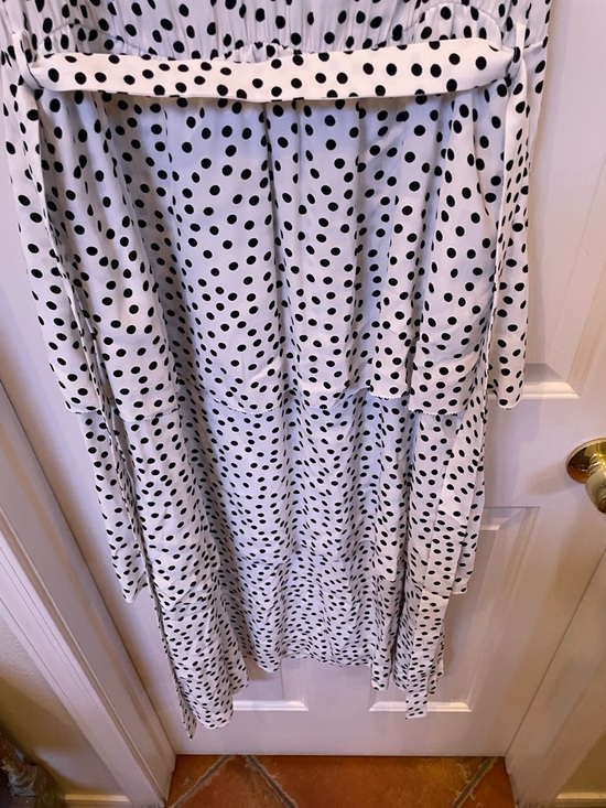 & Other Stories V-neck Chiffon Midi Dress Size 12 (Paris Atelier) - Picture 12 of 15